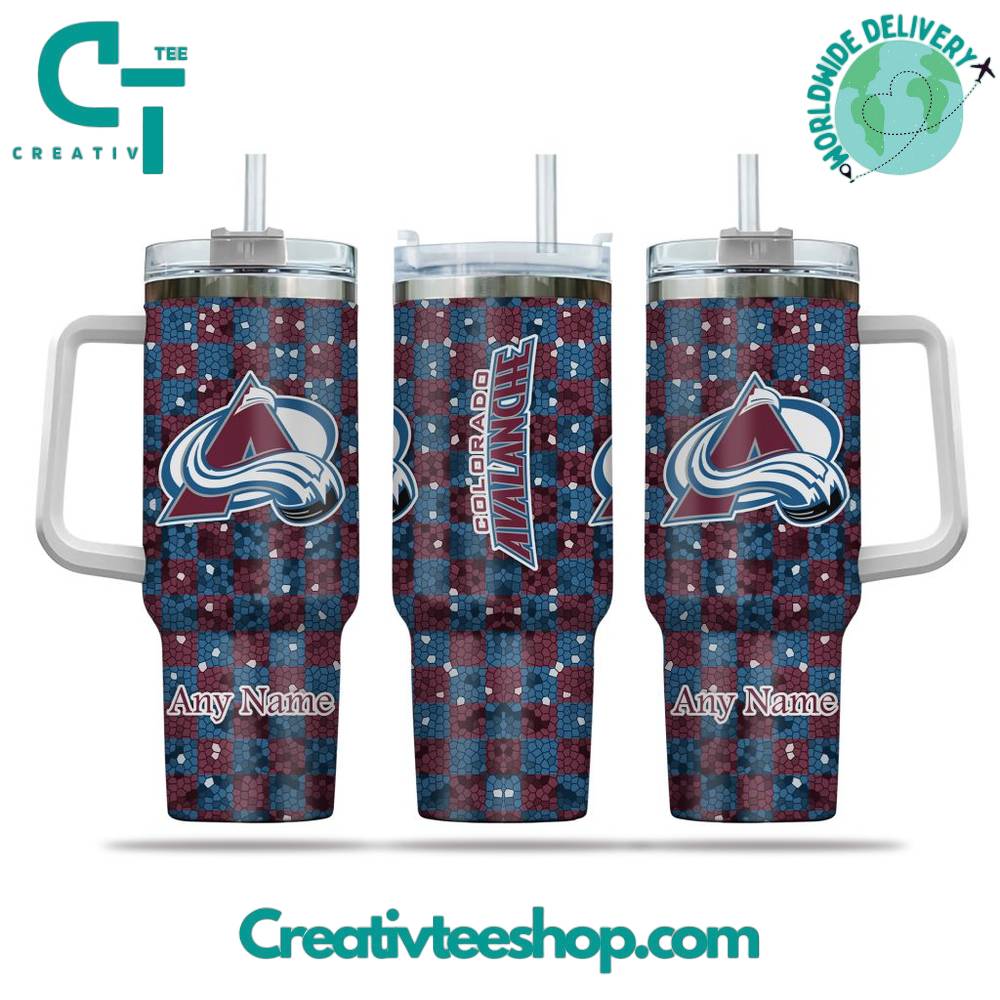 Colorado Avalanche NHL Custom Stanley Cup 40 oz 30 oz Tumbler With Handle