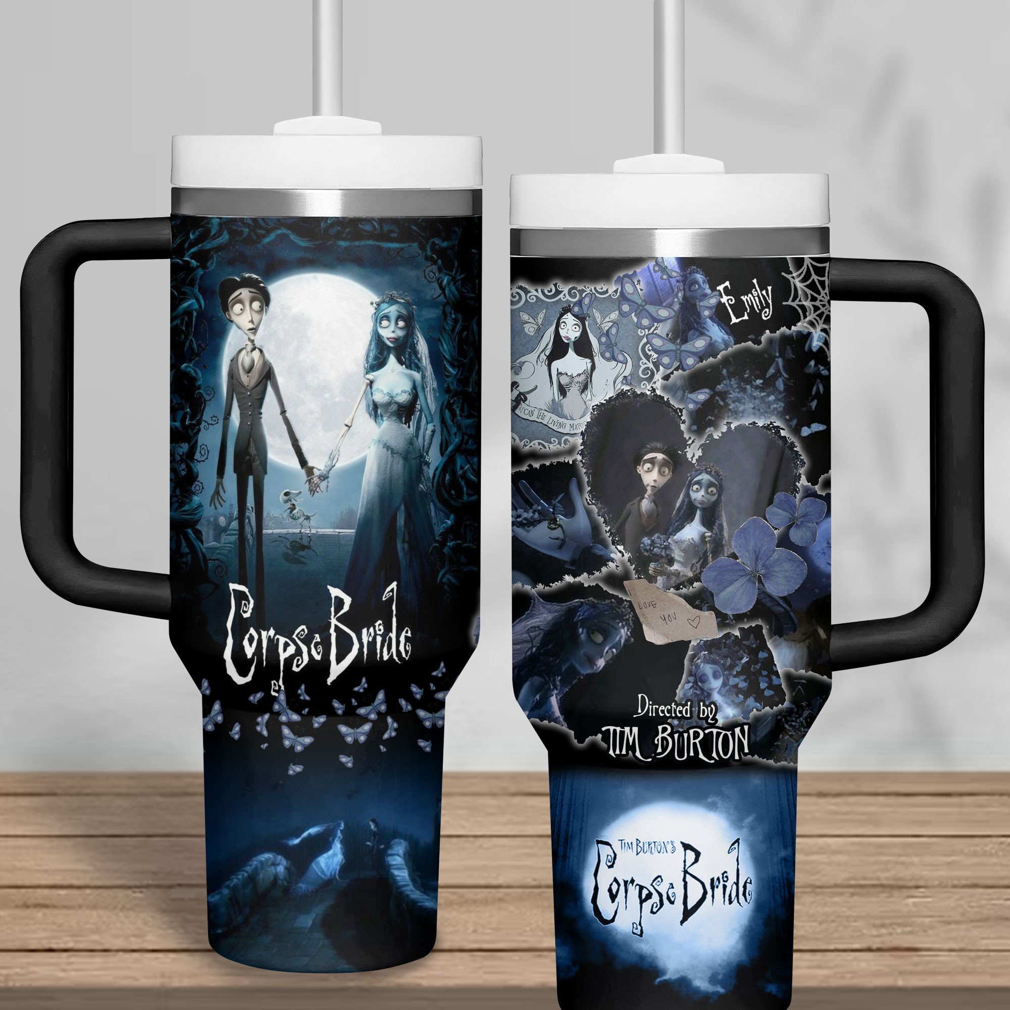 Corpse Bride Movies Custom Stanley Cup 40 oz 30 oz Tumbler With Handle