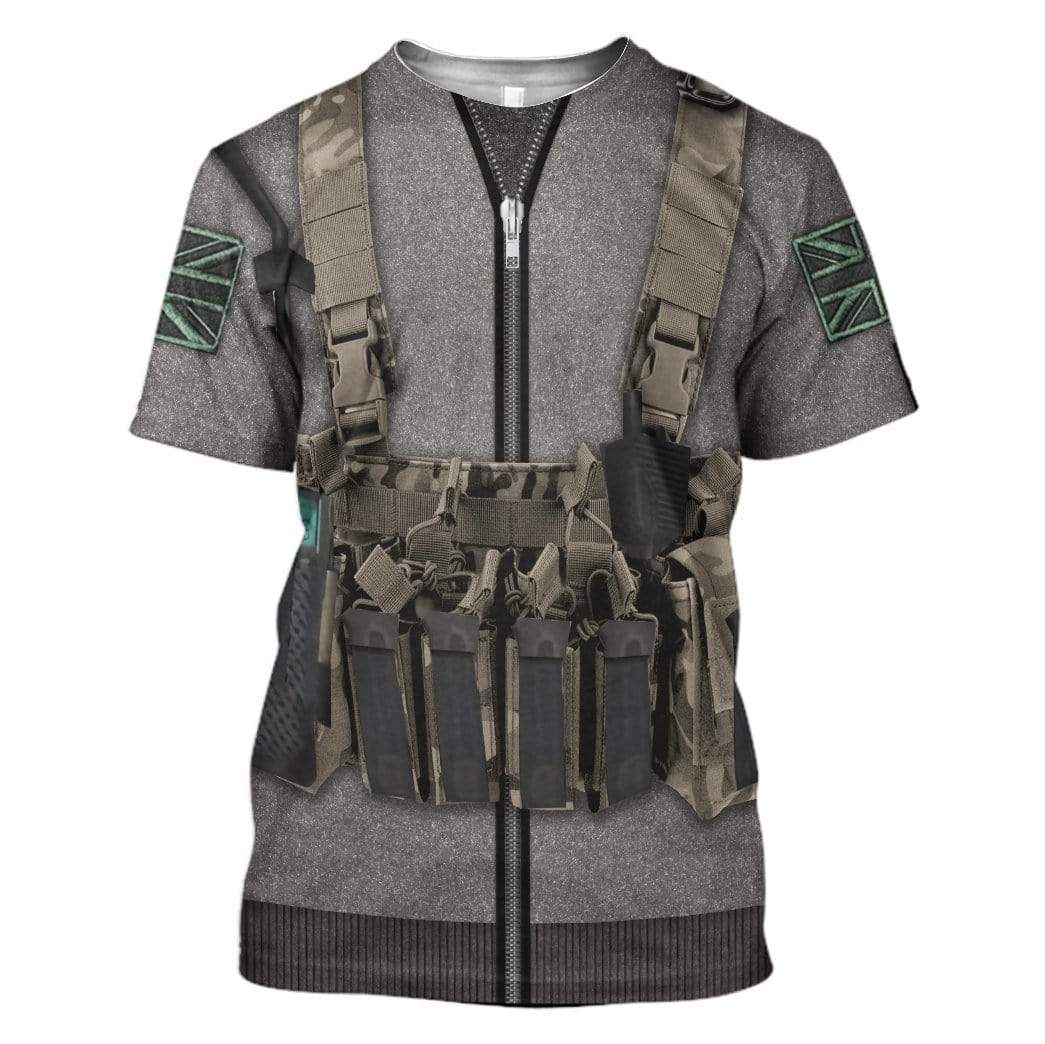 Cosplay Call Of Duty MW2 Simon Ghost Riley Costume Hoodie Sweatshirt T-Shirt Sweatpants Tracksuit - Stormmerch Exclusive