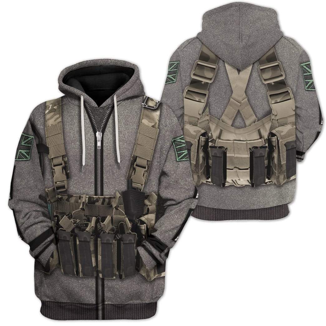 Cosplay Call Of Duty MW2 Simon Ghost Riley Costume Hoodie Sweatshirt T-Shirt Sweatpants Tracksuit - Stormmerch Exclusive