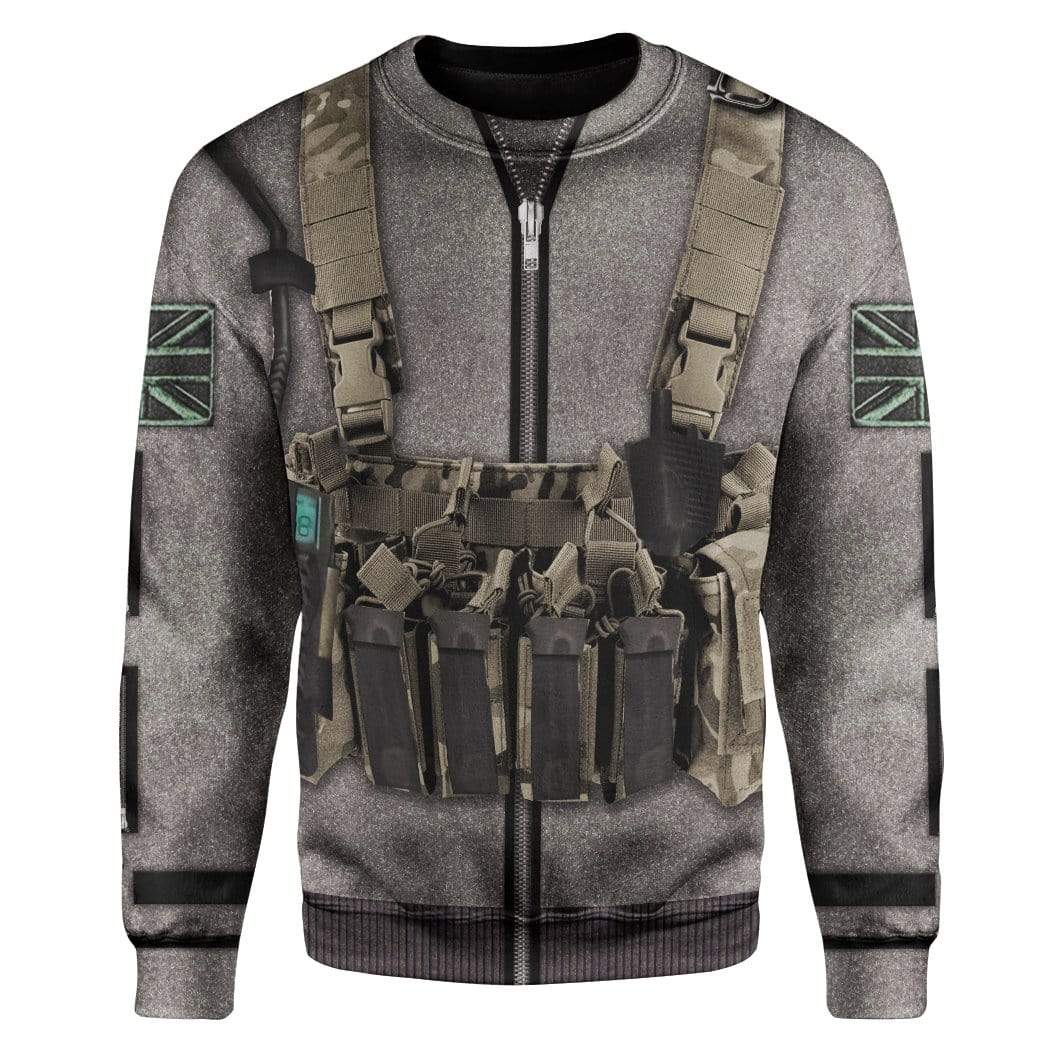 Cosplay Call Of Duty MW2 Simon Ghost Riley Costume Hoodie Sweatshirt T-Shirt Sweatpants Tracksuit - Stormmerch Exclusive
