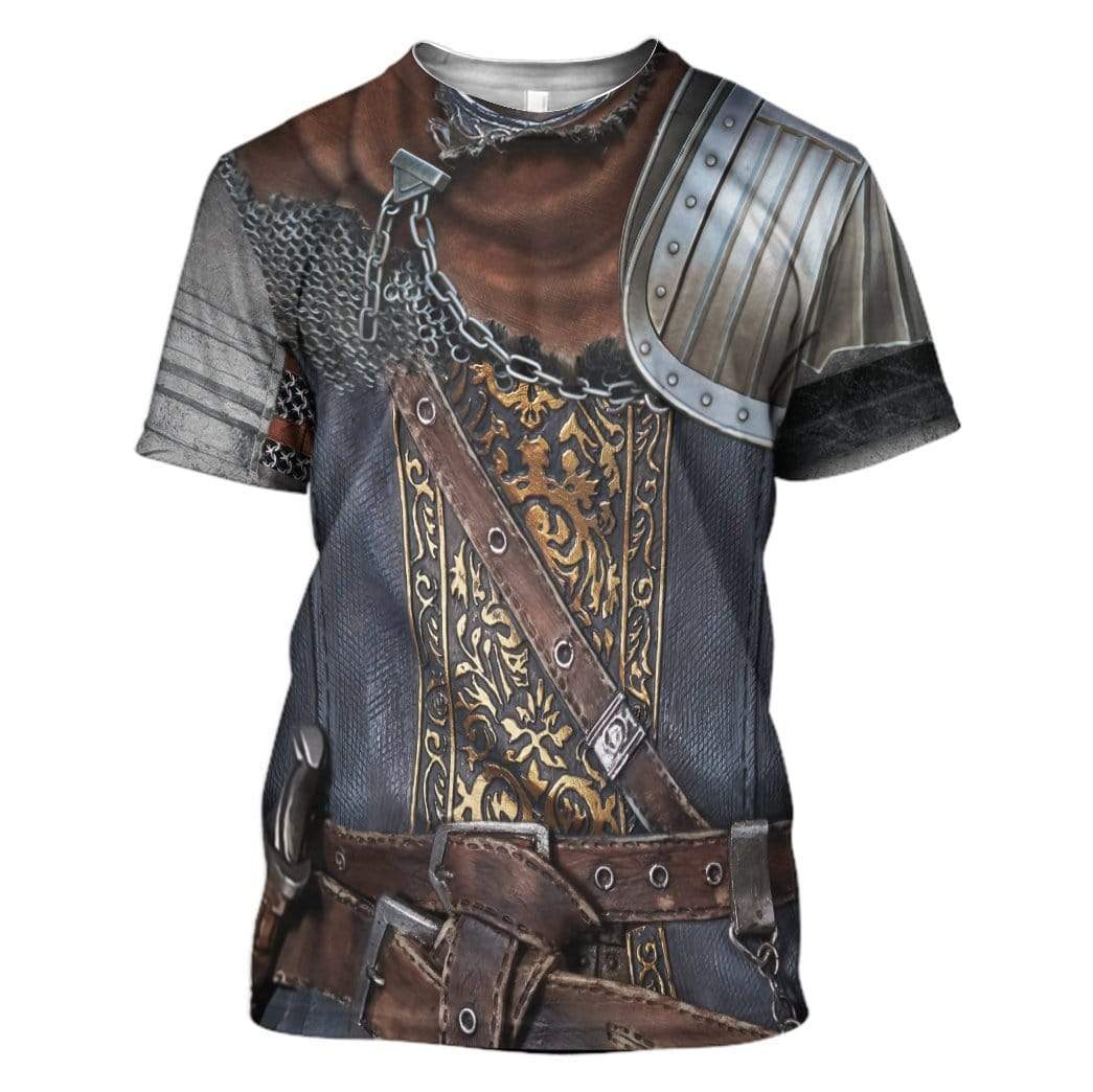 Cosplay Dark Souls Chosen Undead Costume Hoodie Sweatshirt T-Shirt Sweatpants Tracksuit - Stormmerch Exclusive