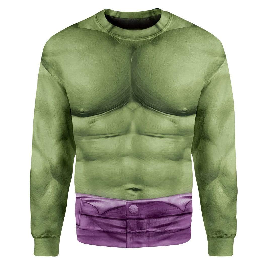 Cosplay Incredible Hulk Costume Hoodie Sweatshirt T-Shirt Sweatpants Tracksuit - Stormmerch Exclusive