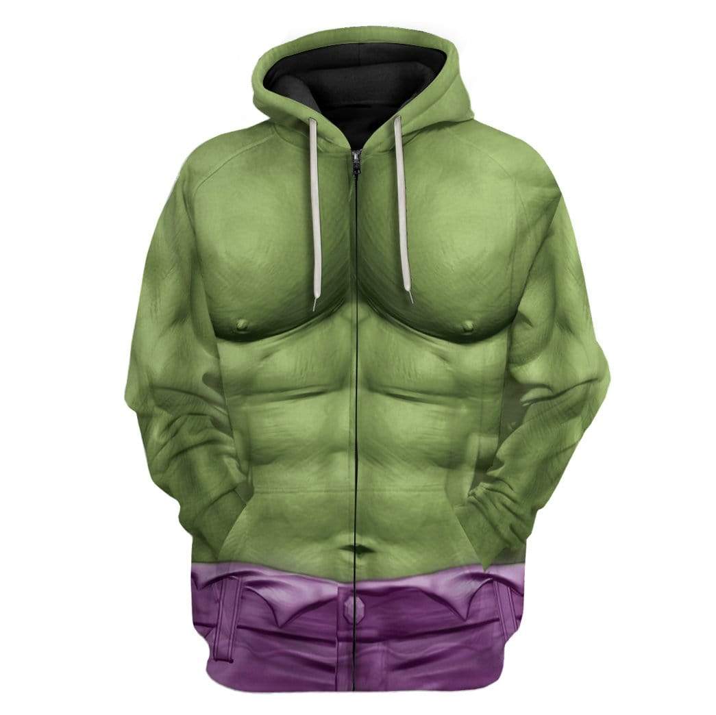 Cosplay Incredible Hulk Costume Hoodie Sweatshirt T-Shirt Sweatpants Tracksuit - Stormmerch Exclusive