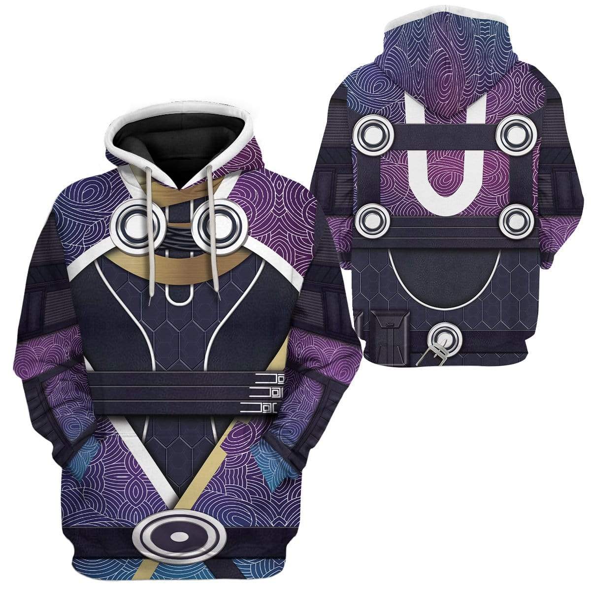 Cosplay Mass Effect Tali Vas Normandy Costume Hoodie Sweatshirt T-Shirt Sweatpants Tracksuit - Stormmerch Exclusive