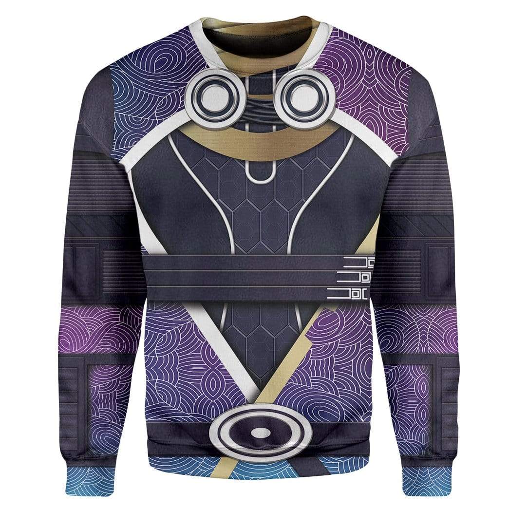 Cosplay Mass Effect Tali Vas Normandy Costume Hoodie Sweatshirt T-Shirt Sweatpants Tracksuit - Stormmerch Exclusive