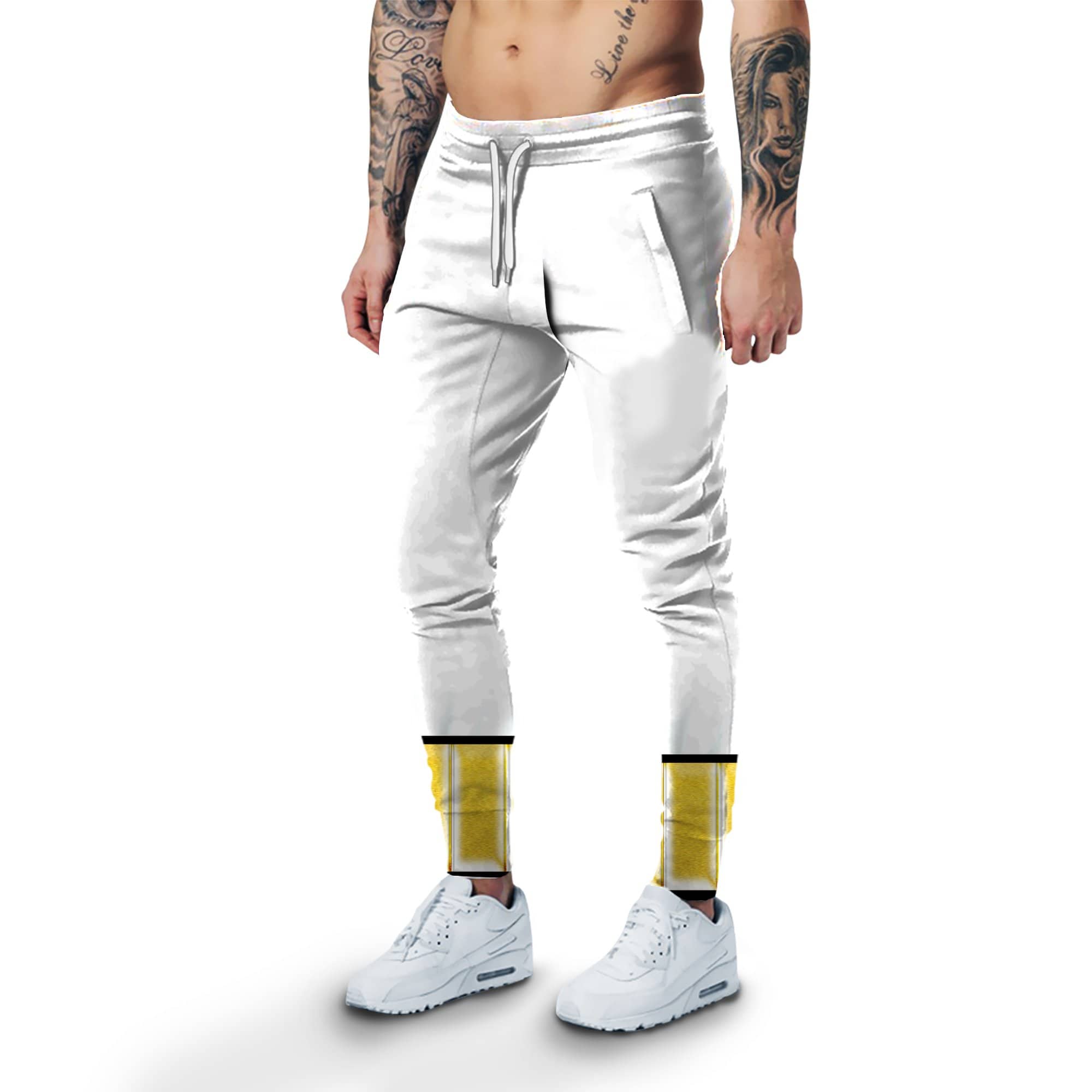 Cosplay White Ranger Costume Hoodie Sweatshirt T-Shirt Sweatpants Tracksuit - Stormmerch Exclusive