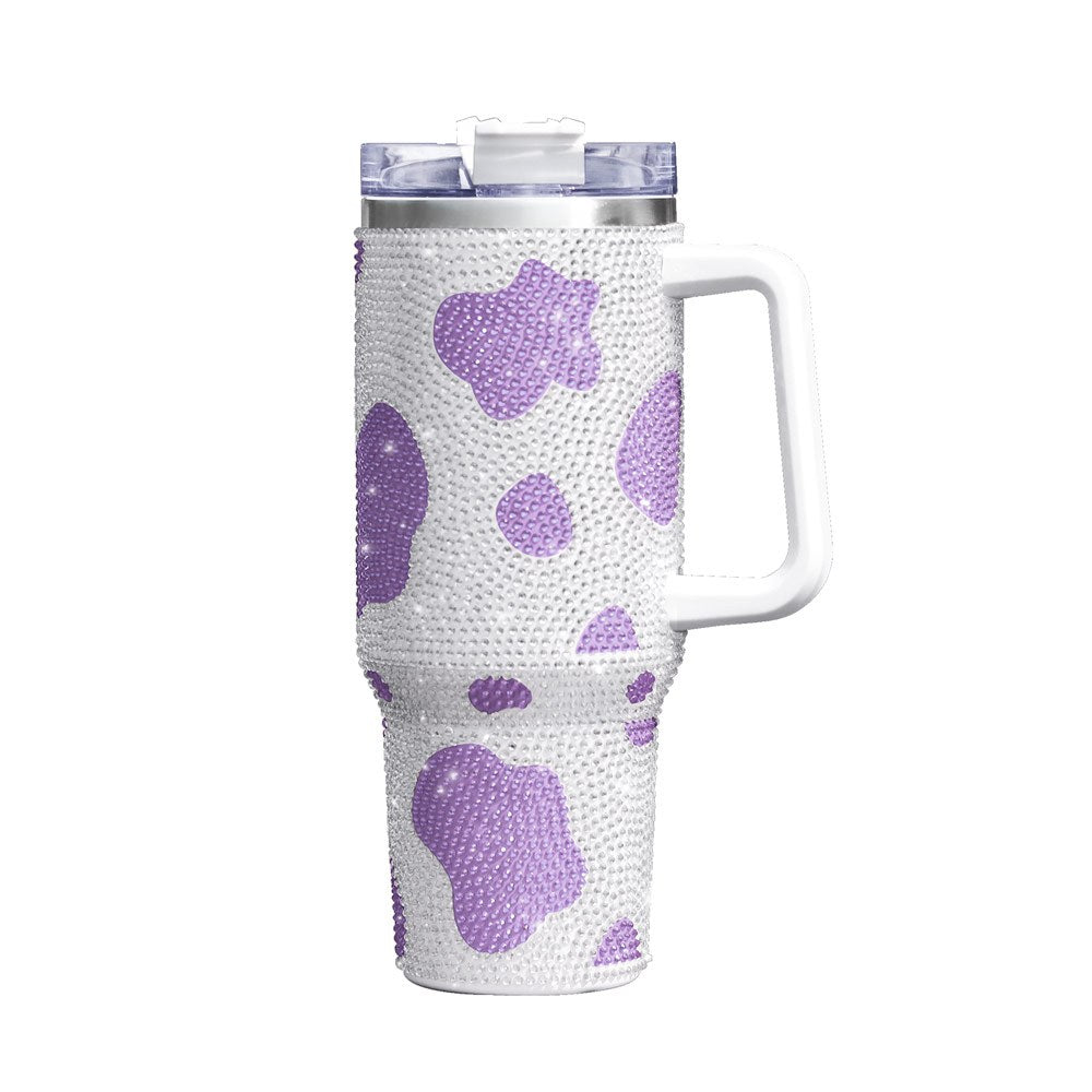Cow Bling Custom Stanley Cup 40 oz 30 oz Tumbler With Handle