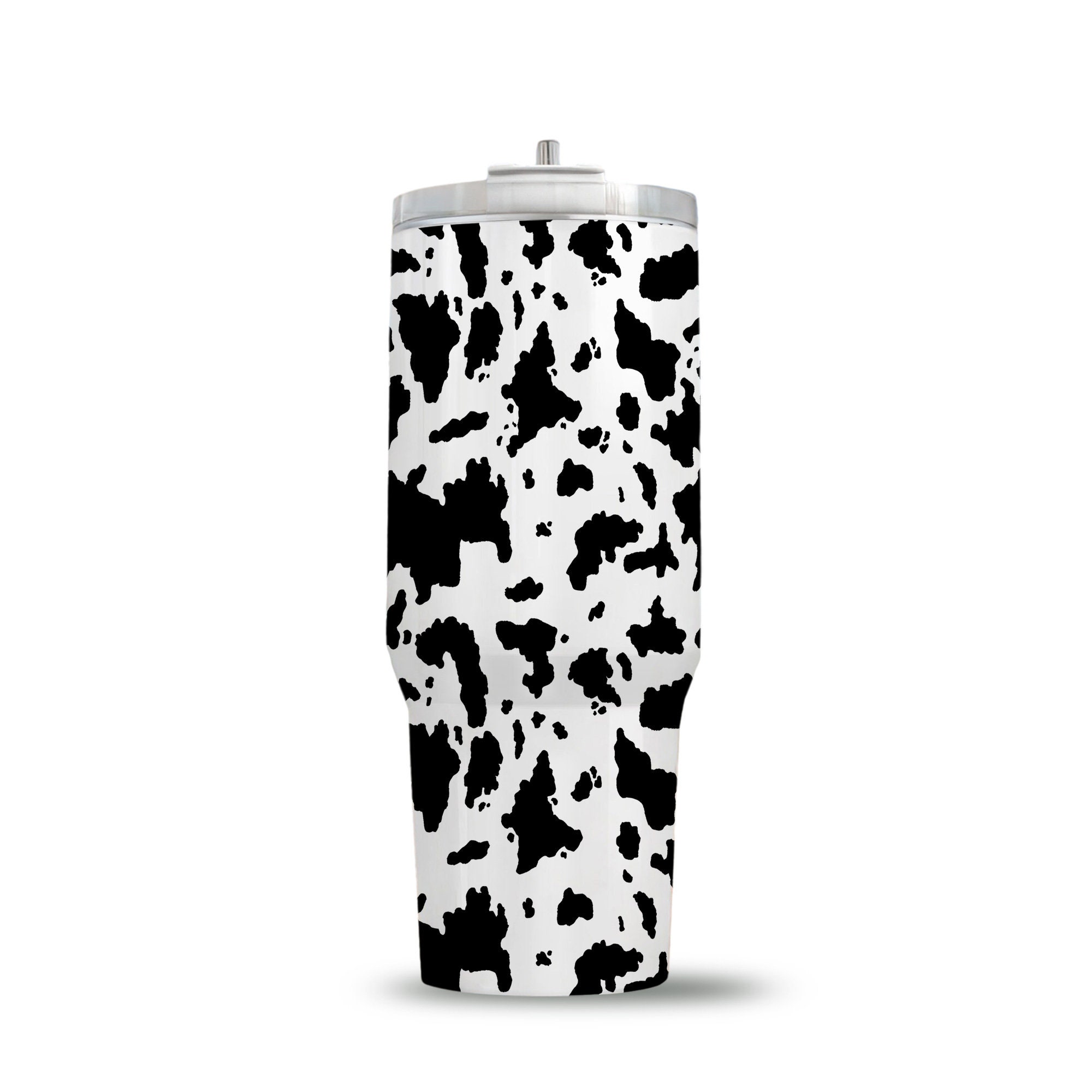 Cow Print Custom Stanley Cup 40 oz 30 oz Tumbler With Handle