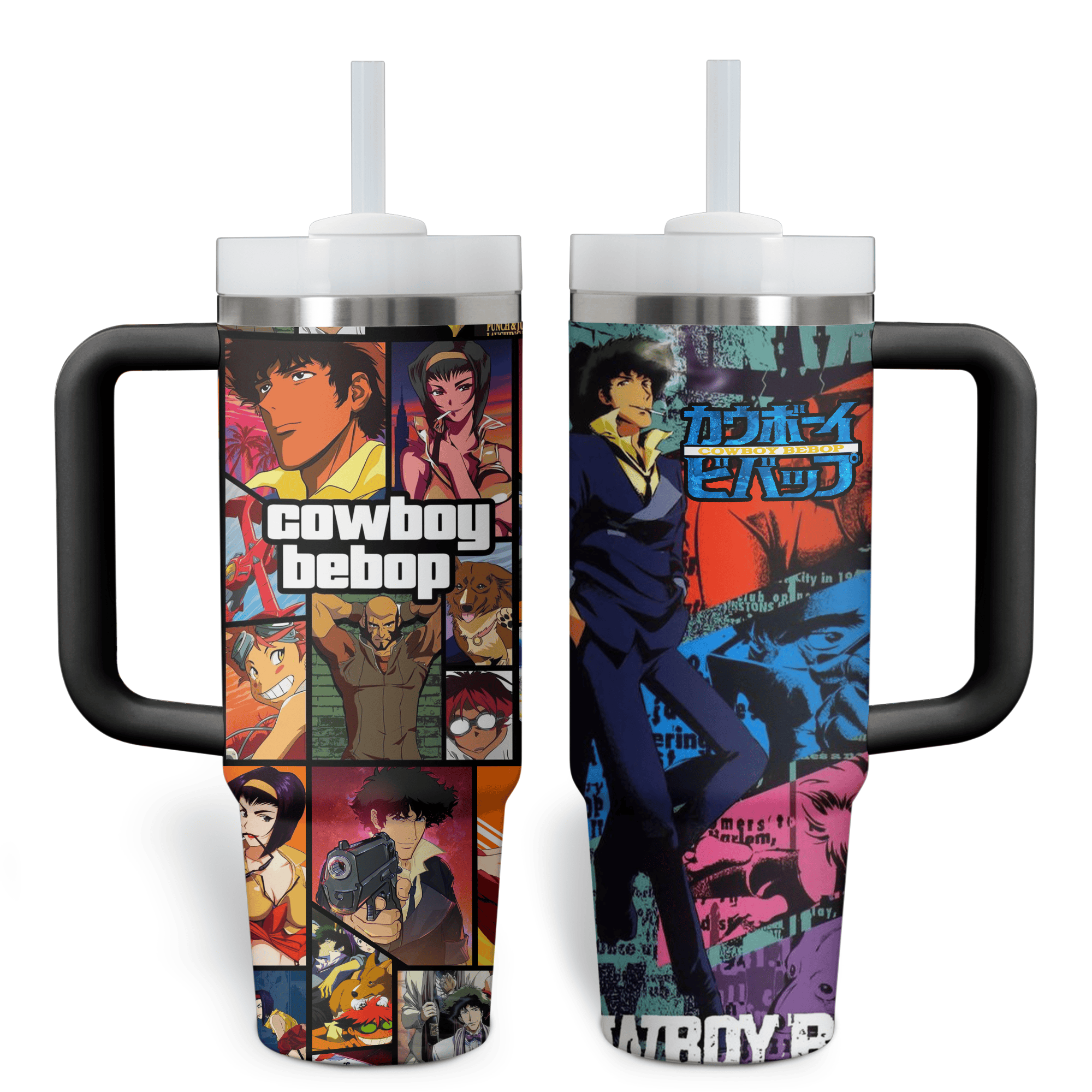Cowboy Bebop Anime Custom Stanley Cup 40 oz 30 oz Tumbler With Handle