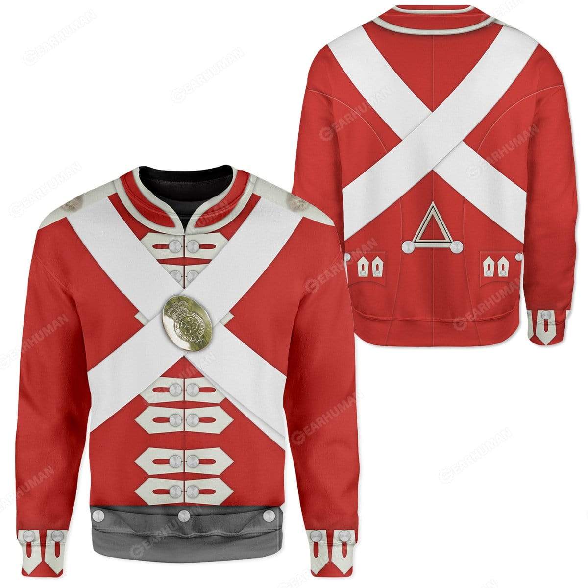 Custome British Army Redcoats Costume Hoodie Sweatshirt T-Shirt Sweatpants Tracksuit - Stormmerch Exclusive