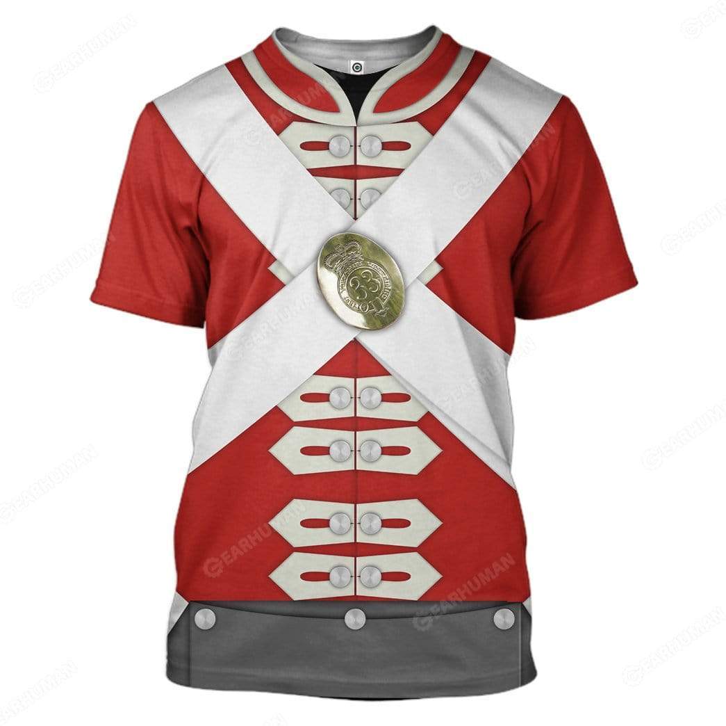 Custome British Army Redcoats Costume Hoodie Sweatshirt T-Shirt Sweatpants Tracksuit - Stormmerch Exclusive