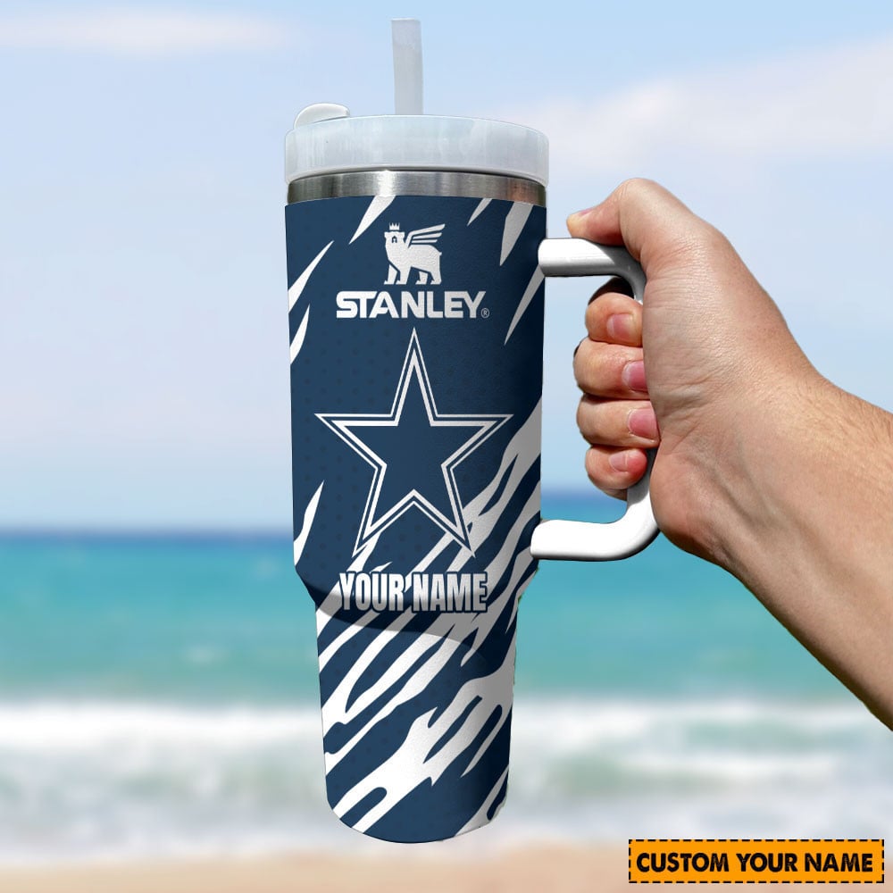 Dallas Cowboys NFL Custom Stanley Cup 40 oz 30 oz Tumbler With Handle