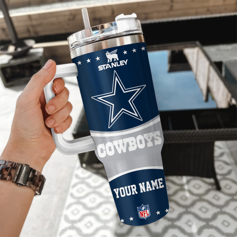 Dallas Cowboys NFL Custom Stanley Cup 40 oz 30 oz Tumbler With Handle