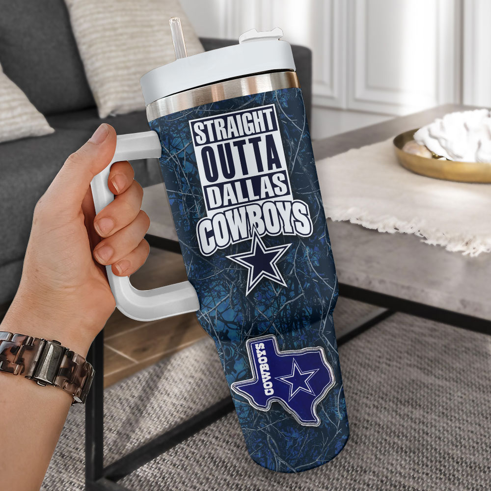 Dallas Cowboys NFL Custom Stanley Cup 40 oz 30 oz Tumbler With Handle