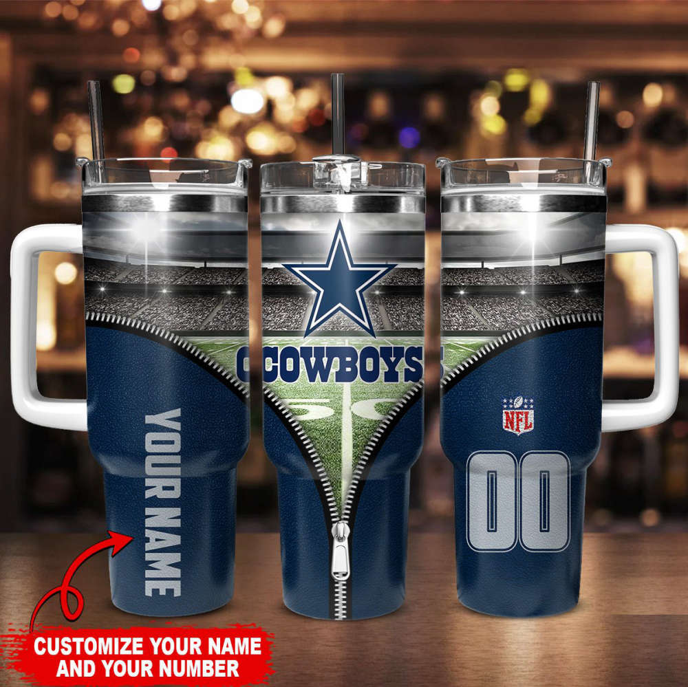 Dallas Cowboys NFL Custom Stanley Cup 40 oz 30 oz Tumbler With Handle
