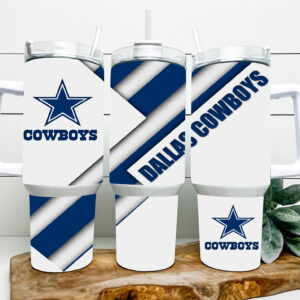 Dallas Cowboys NFL Custom Stanley Cup 40 oz 30 oz Tumbler With Handle