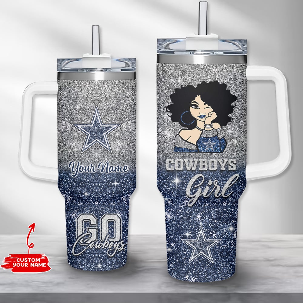Dallas Cowboys NFL Custom Stanley Cup 40 oz 30 oz Tumbler With Handle
