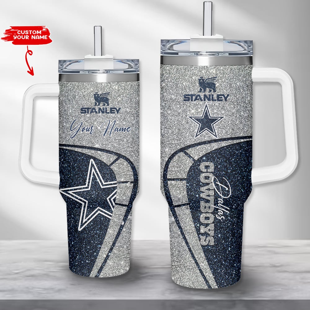 Dallas Cowboys NFL Custom Stanley Cup 40 oz 30 oz Tumbler With Handle