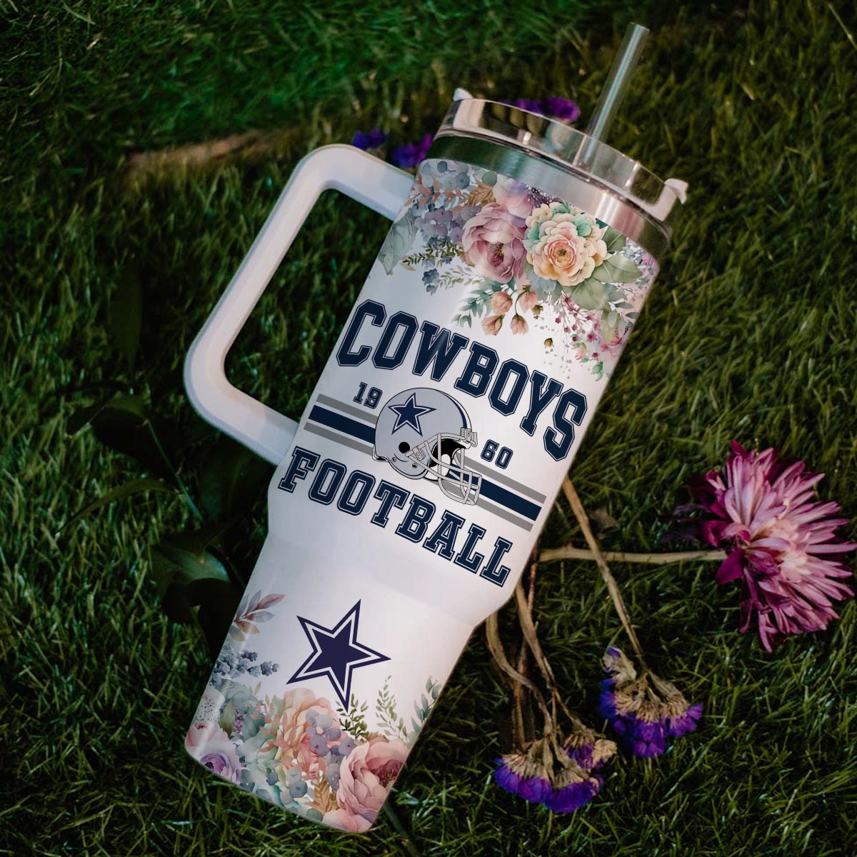 Dallas Cowboys NFL Custom Stanley Cup 40 oz 30 oz Tumbler With Handle