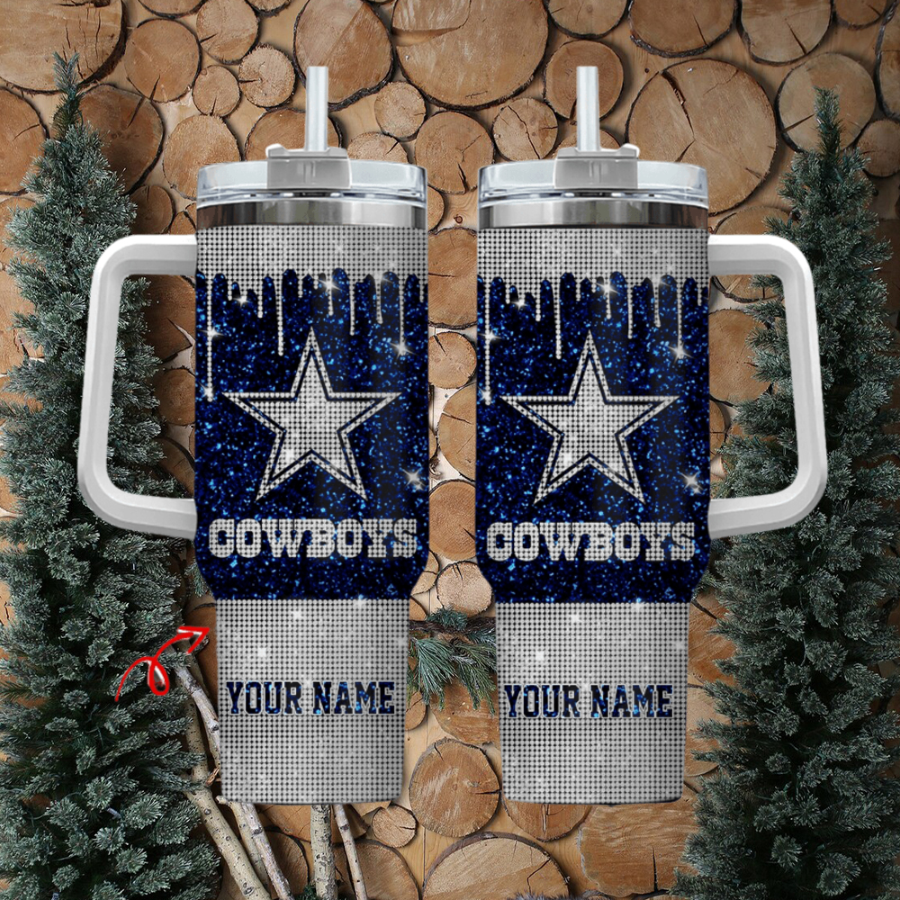 Dallas Cowboys NFL Custom Stanley Cup 40 oz 30 oz Tumbler With Handle
