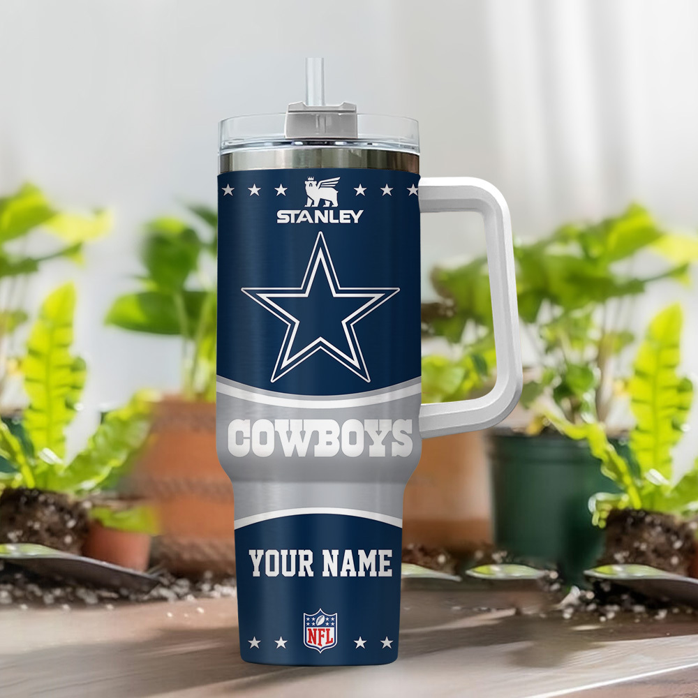 Dallas Cowboys NFL Custom Stanley Cup 40 oz 30 oz Tumbler With Handle