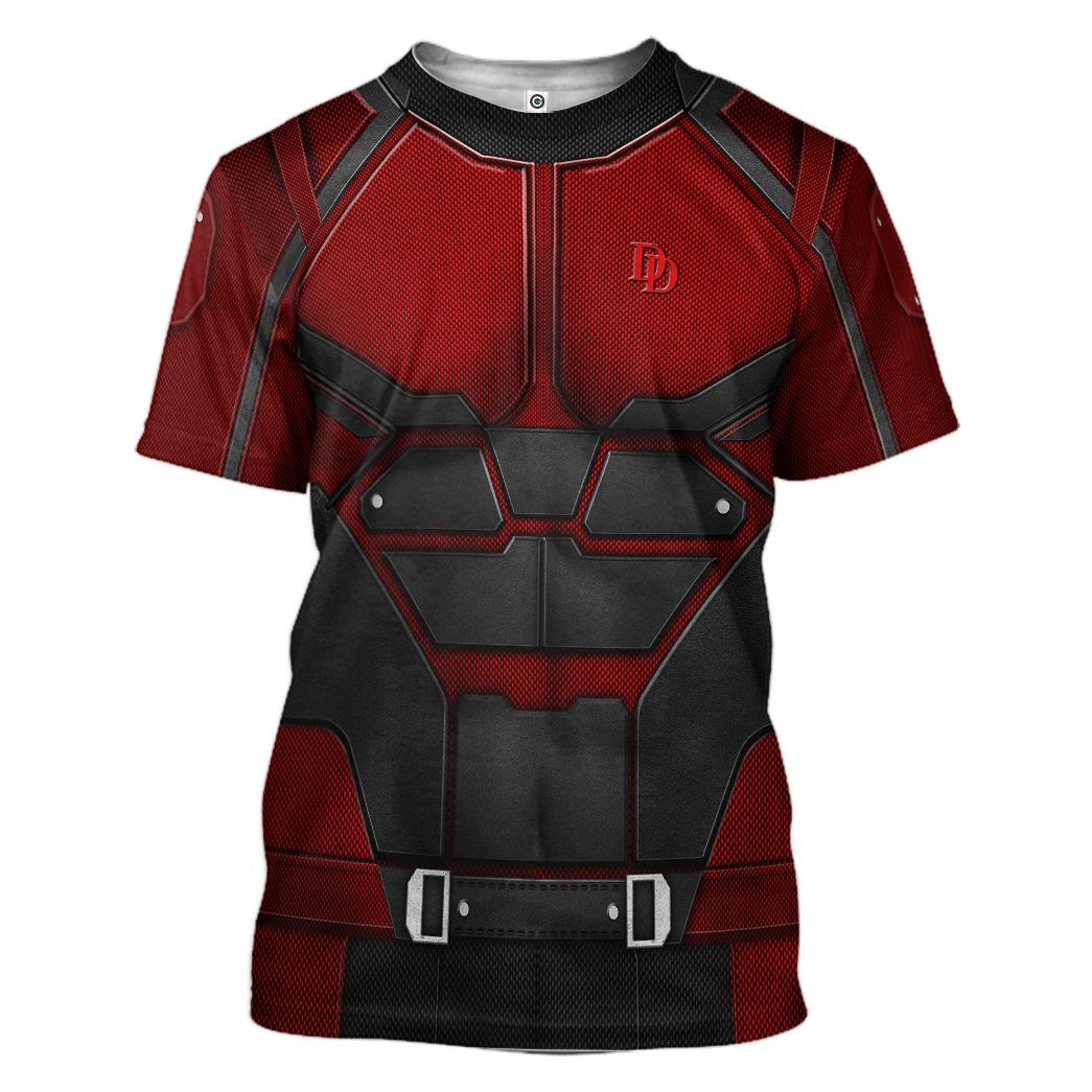 Daredevil Suit Costume Hoodie Sweatshirt T-Shirt Sweatpants Tracksuit - Stormmerch Exclusive