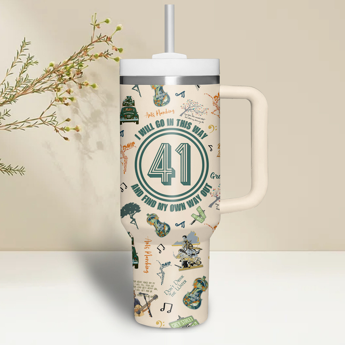 Dave Matthews Band Music Custom Stanley Cup 40 oz 30 oz Tumbler With Handle