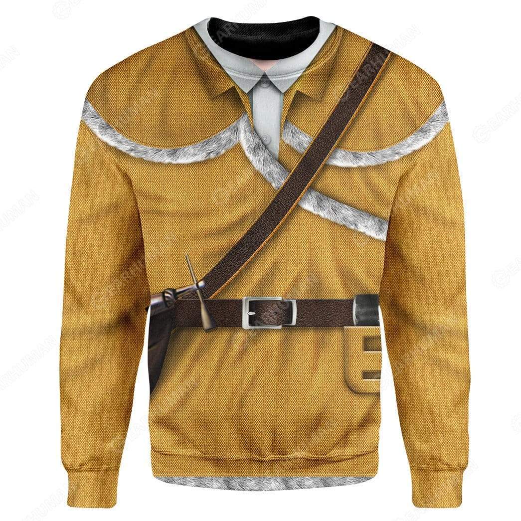 Davy Crockett Costume Hoodie Sweatshirt T-Shirt Sweatpants Tracksuit - Stormmerch Exclusive