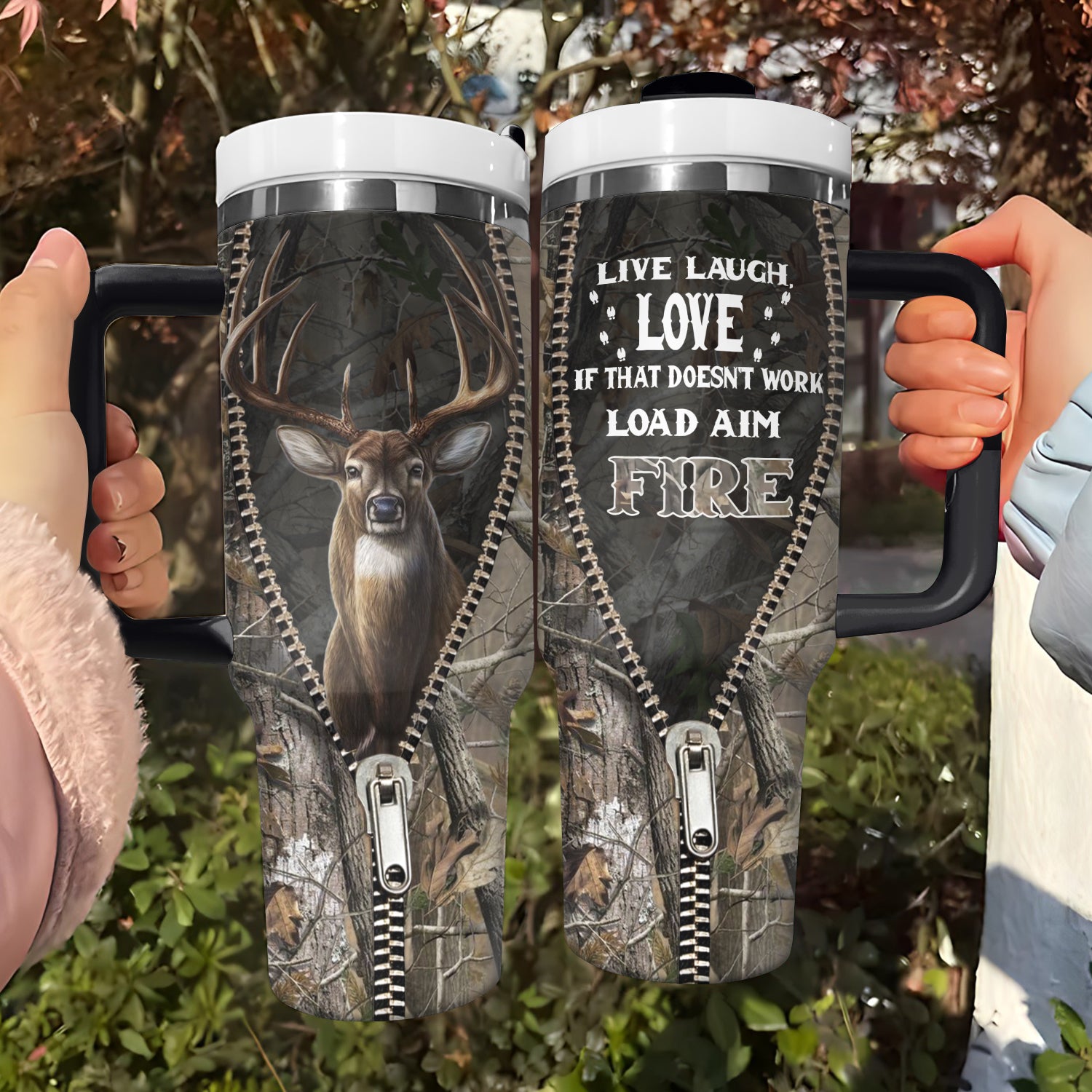 Deer Custom Stanley Cup 40 oz 30 oz Tumbler With Handle