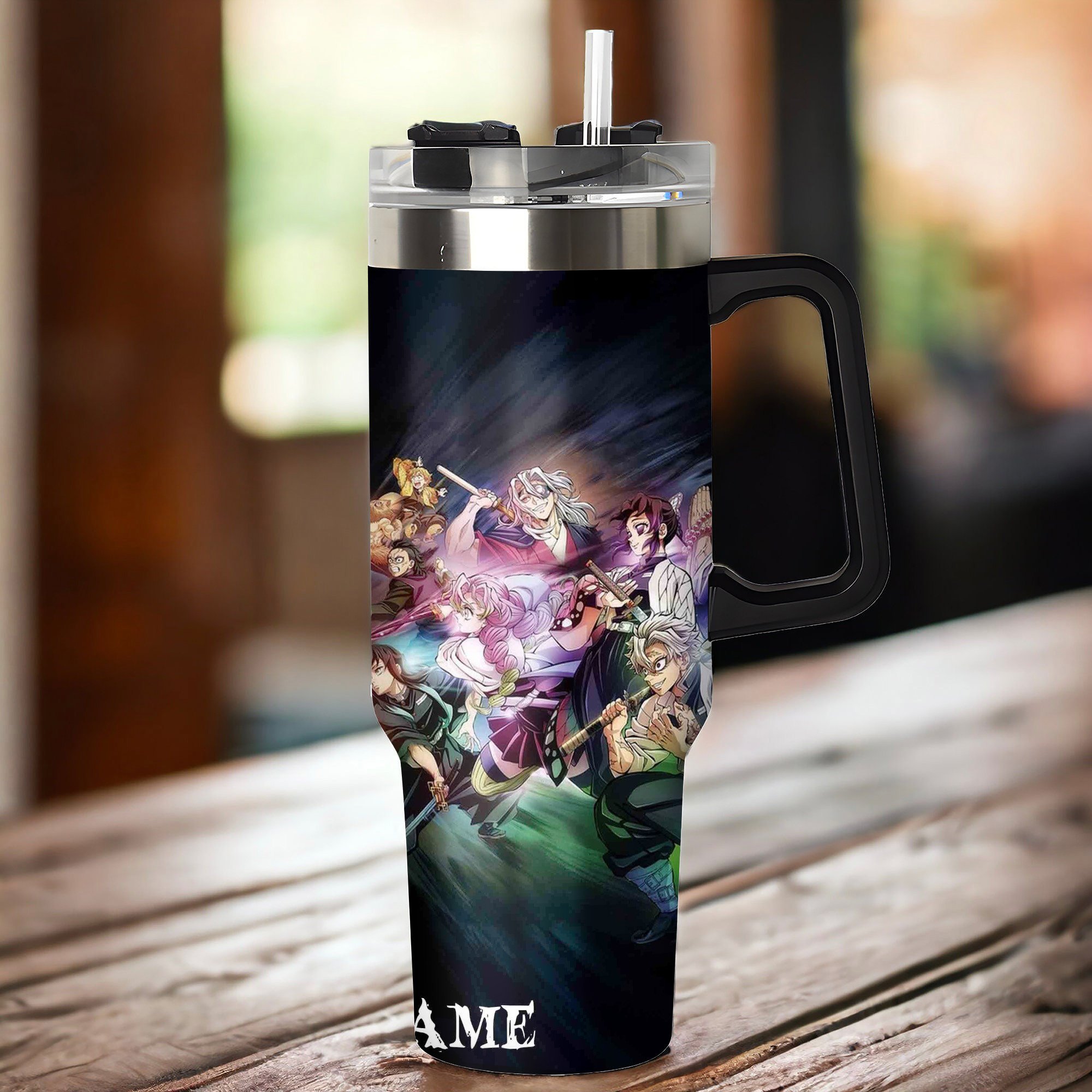 Demon Slayer Anime Custom Stanley Cup 40 oz 30 oz Tumbler With Handle