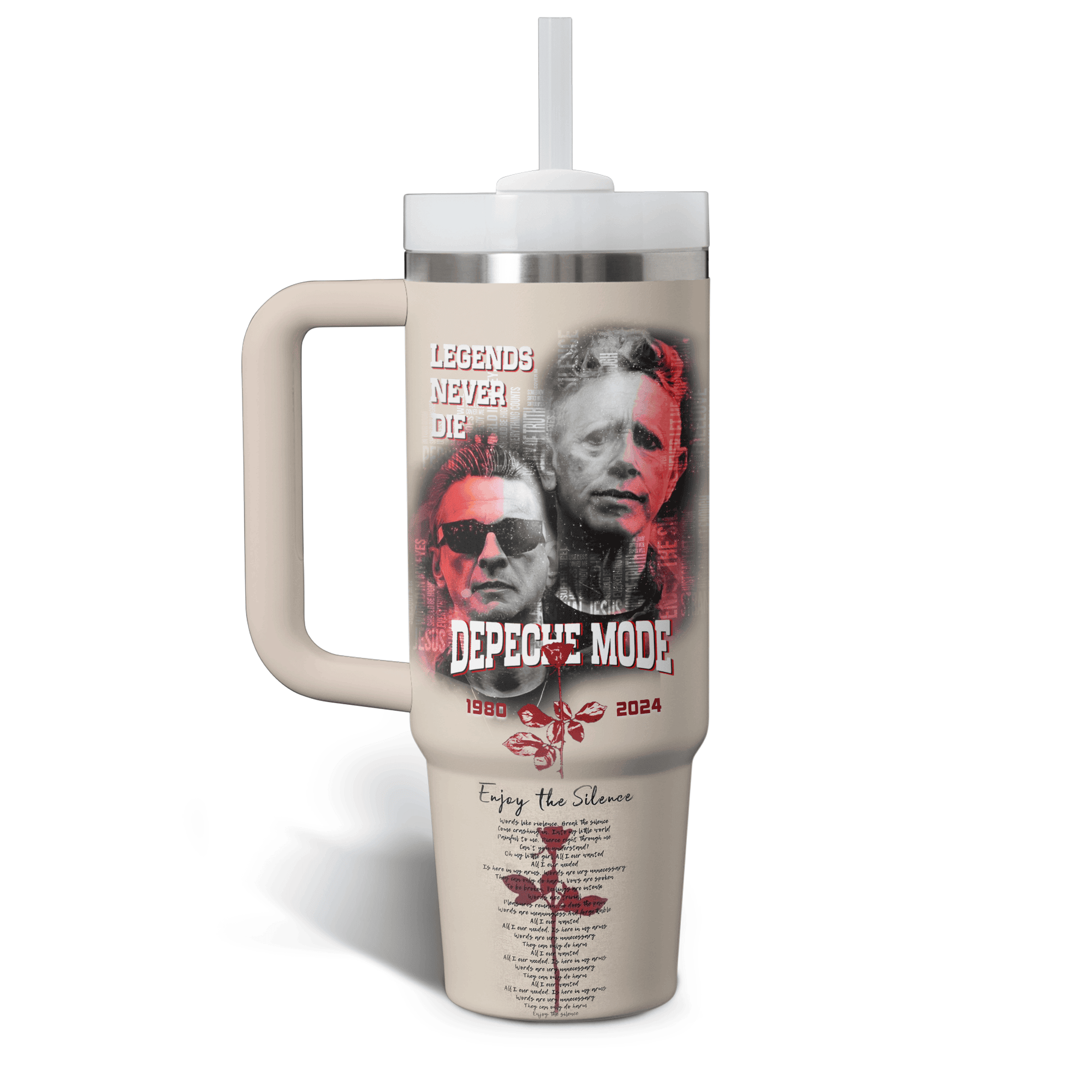 Depeche Mode Music Custom Stanley Cup 40 oz 30 oz Tumbler With Handle