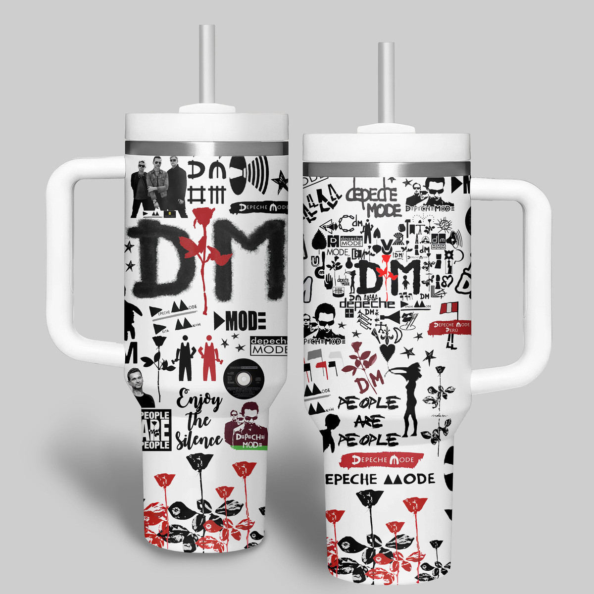 Depeche Mode Music Custom Stanley Cup 40 oz 30 oz Tumbler With Handle