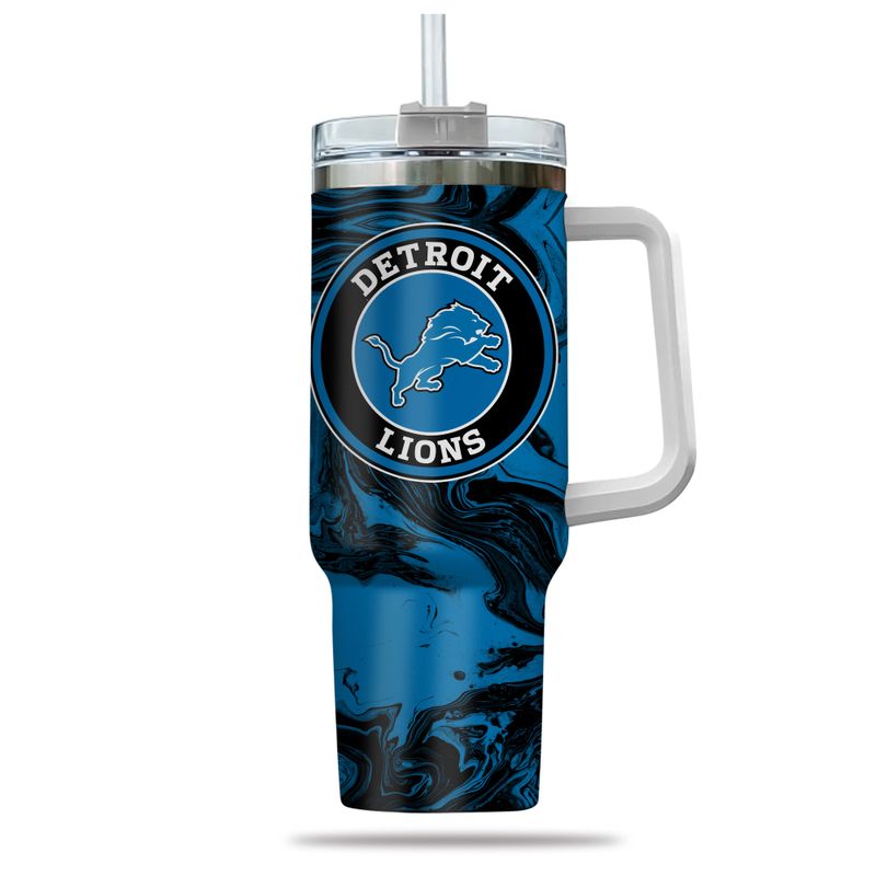 Detroit Lions NFL Custom Stanley Cup 40 oz 30 oz Tumbler With Handle