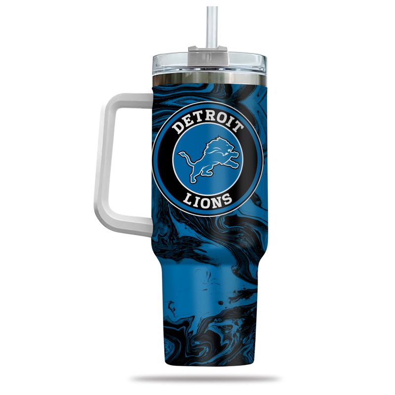 Detroit Lions NFL Custom Stanley Cup 40 oz 30 oz Tumbler With Handle