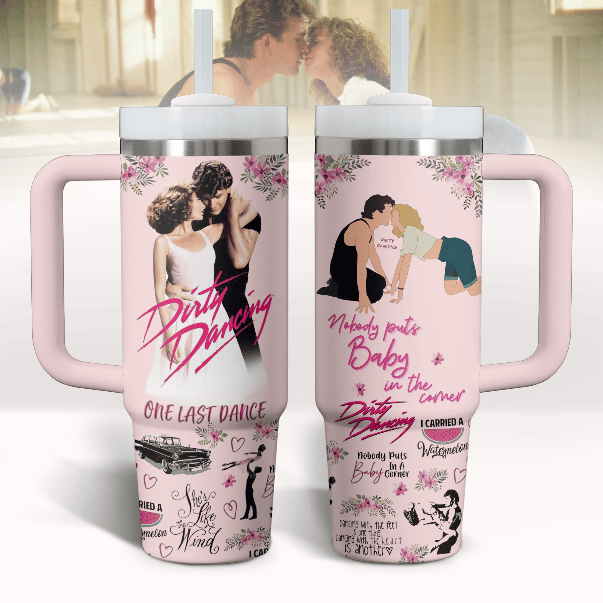 Dirty Dancing Movies Custom Stanley Cup 40 oz 30 oz Tumbler With Handle