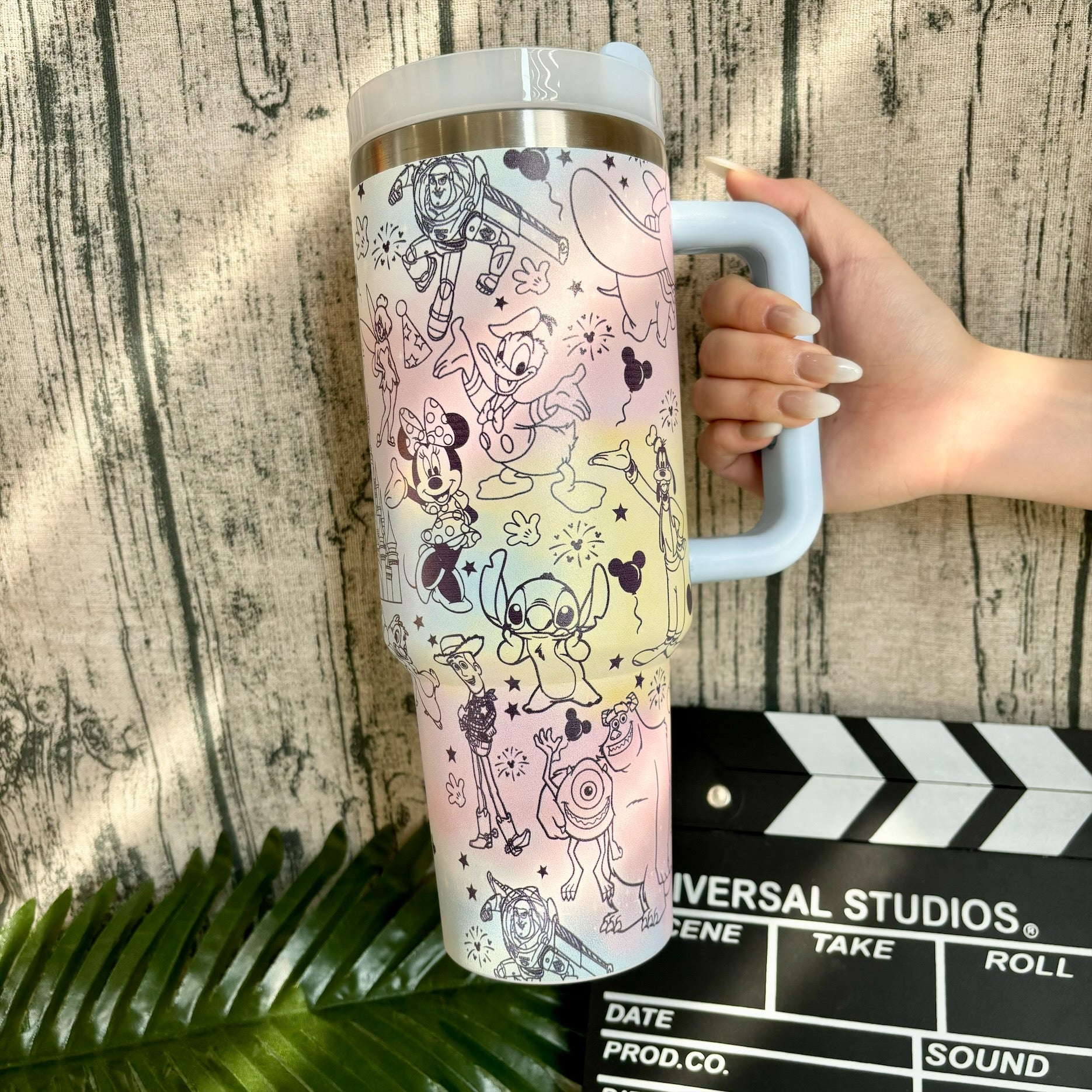Disney Characters Cartoon Custom Stanley Cup 40 oz 30 oz Tumbler With Handle