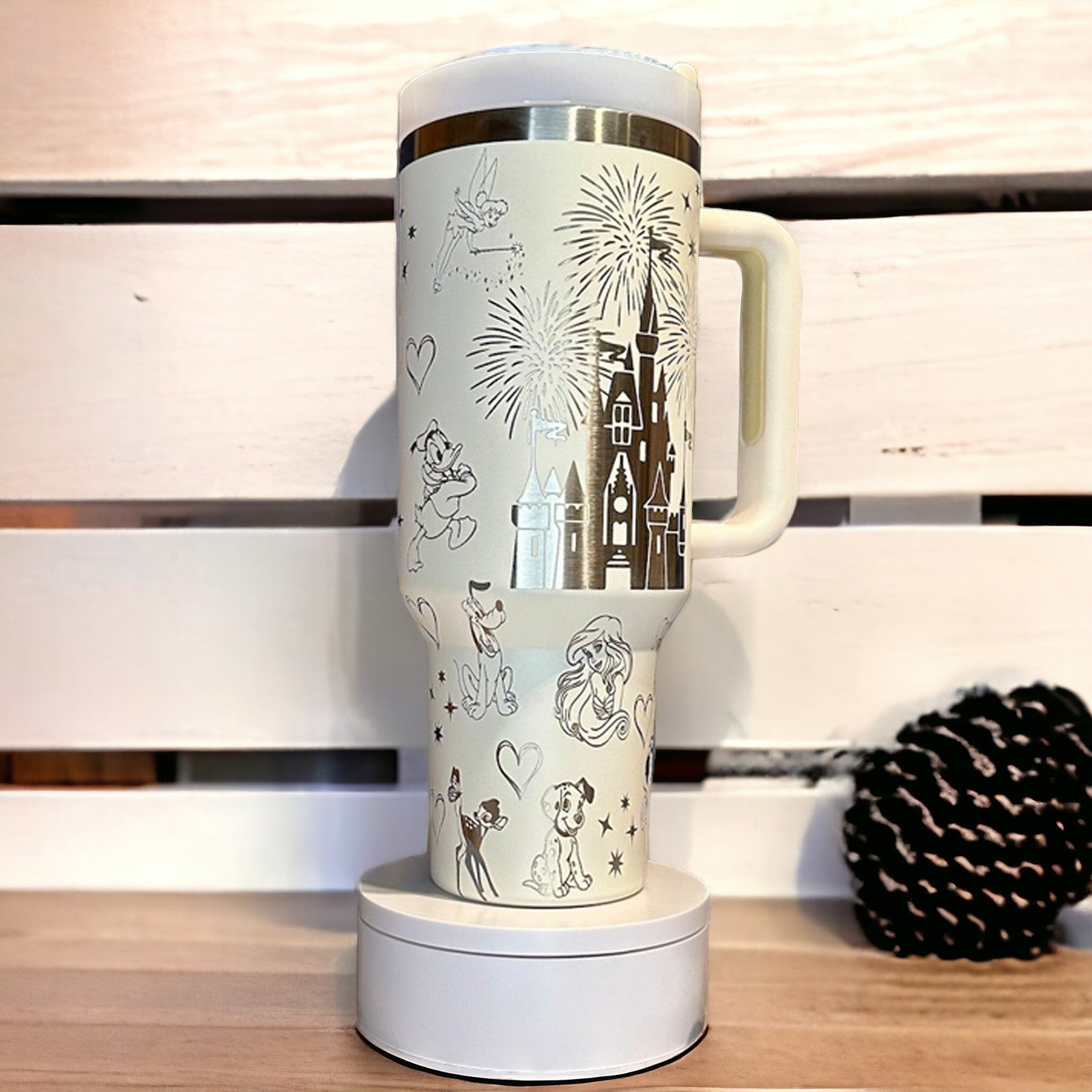 Disney Characters Cartoon Custom Stanley Cup 40 oz 30 oz Tumbler With Handle