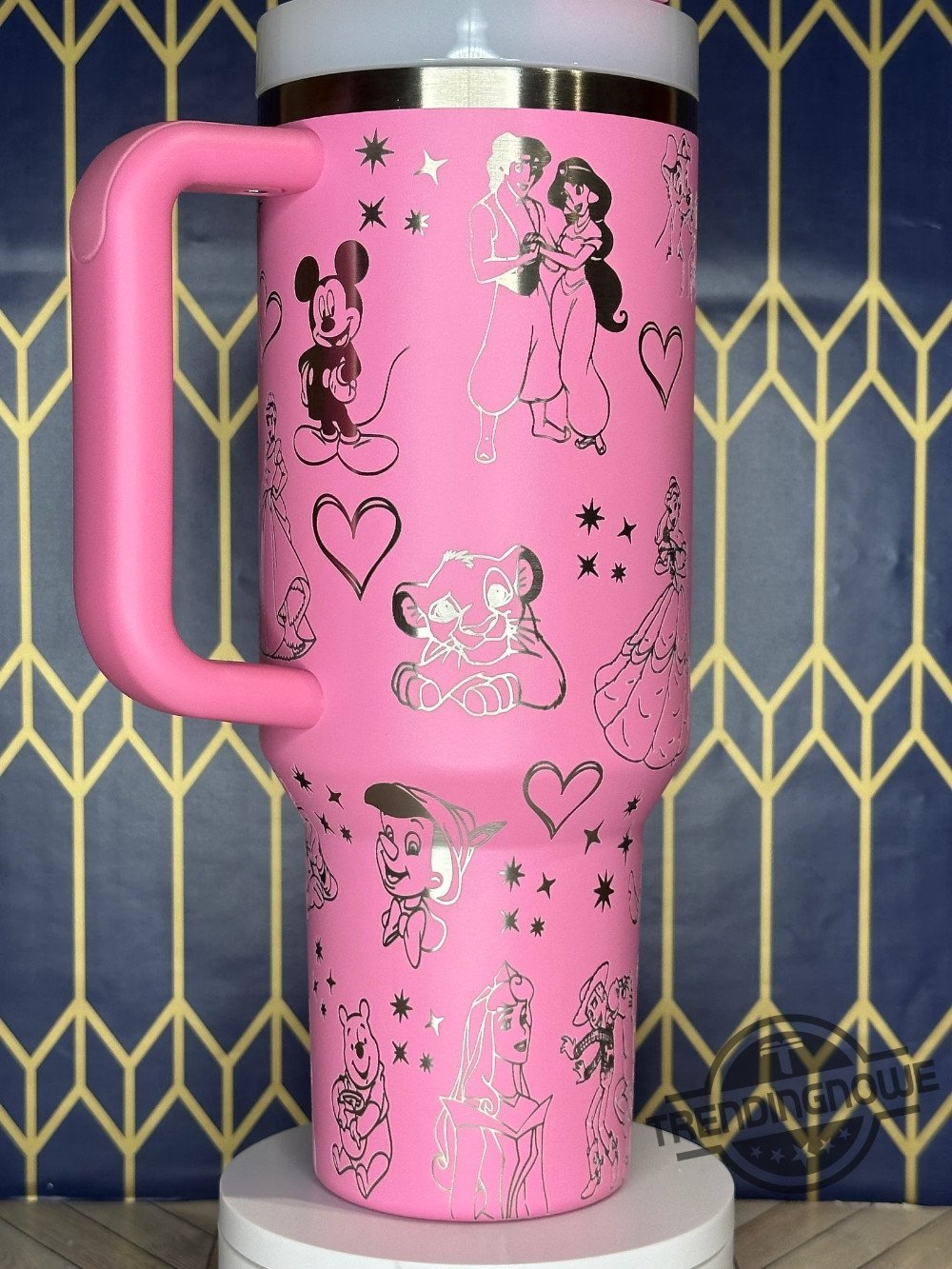 Disney Mickey Mouse Cartoon Custom Stanley Cup 40 oz 30 oz Tumbler With Handle