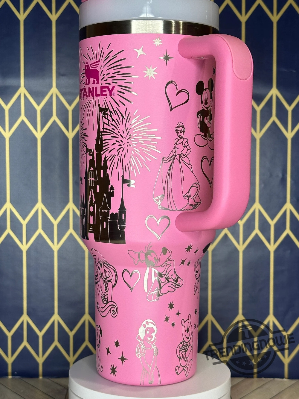 Disney Mickey Mouse Cartoon Custom Stanley Cup 40 oz 30 oz Tumbler With Handle