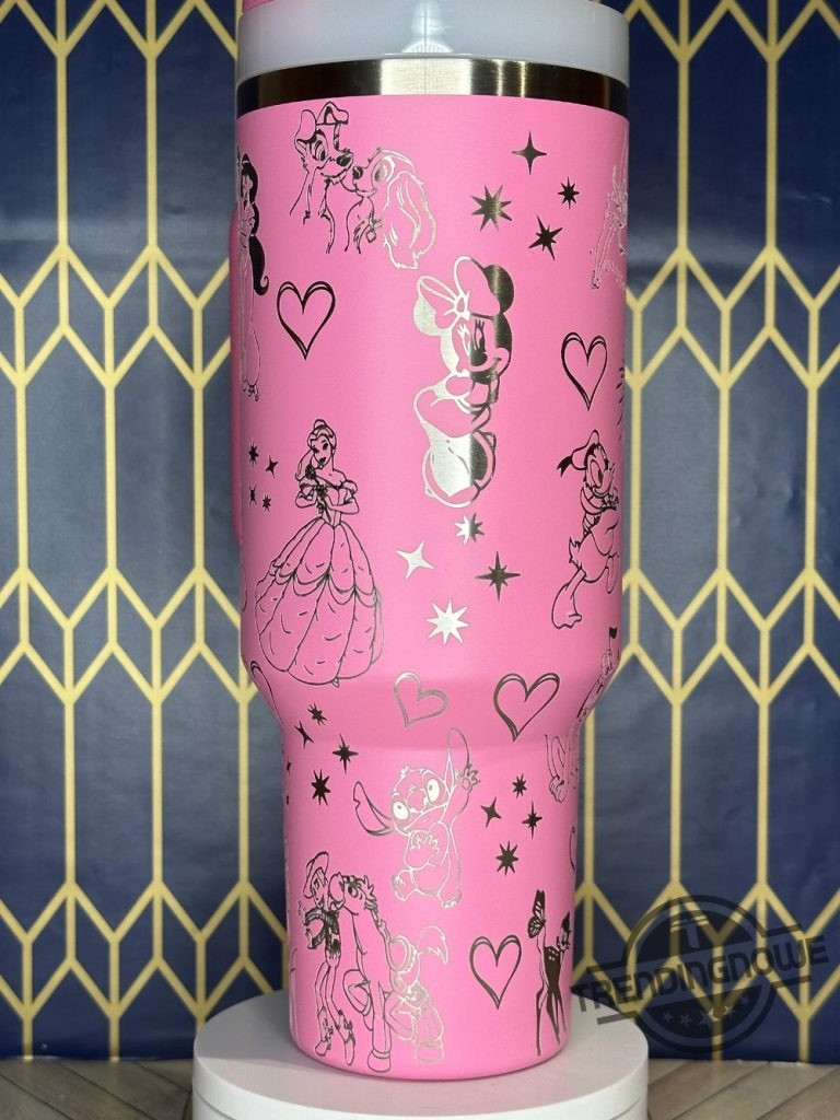 Disney Mickey Mouse Cartoon Custom Stanley Cup 40 oz 30 oz Tumbler With Handle