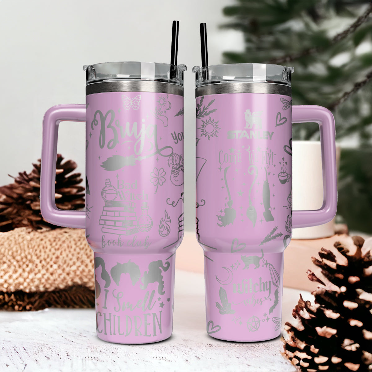 Disney Villains Cartoon Custom Stanley Cup 40 oz 30 oz Tumbler With Handle