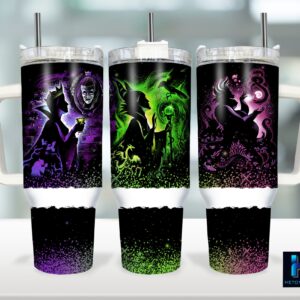 Disney Villains Cartoon Custom Stanley Cup 40 oz 30 oz Tumbler With Handle