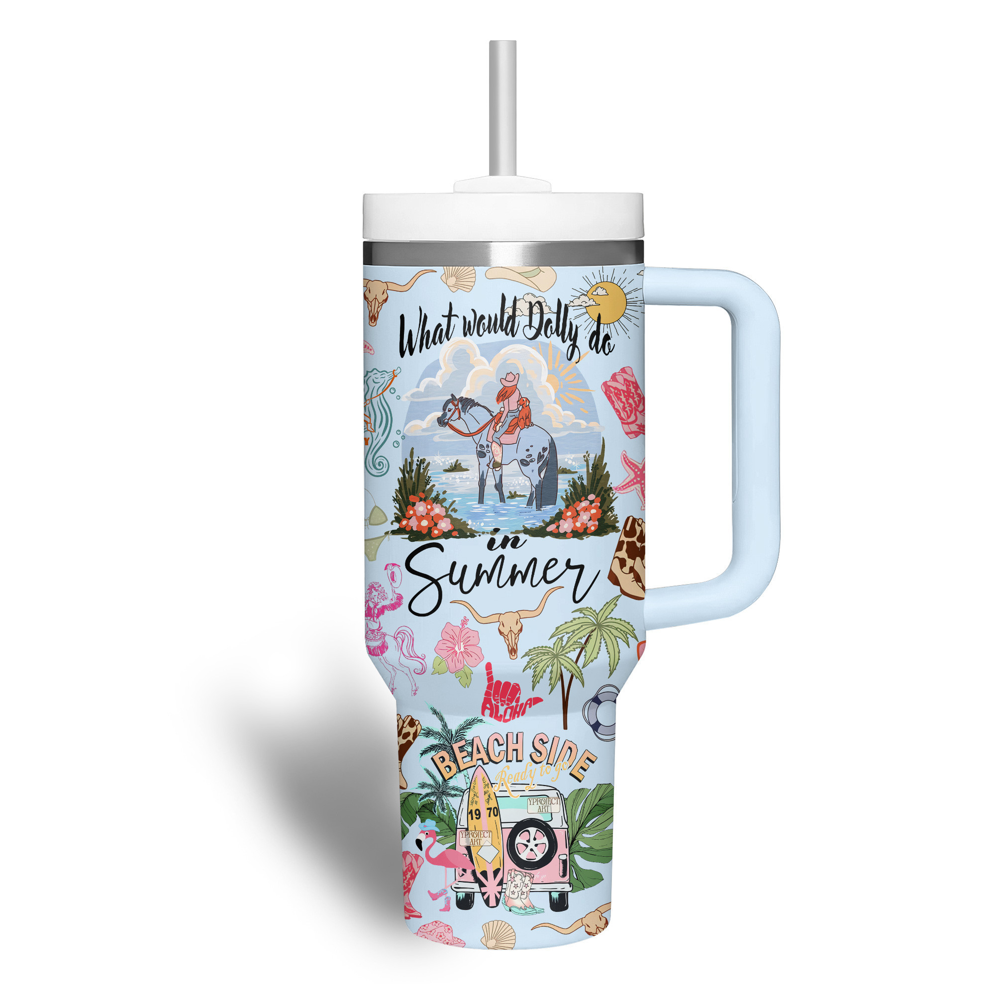 Dolly Parton Music Custom Stanley Cup 40 oz 30 oz Tumbler With Handle