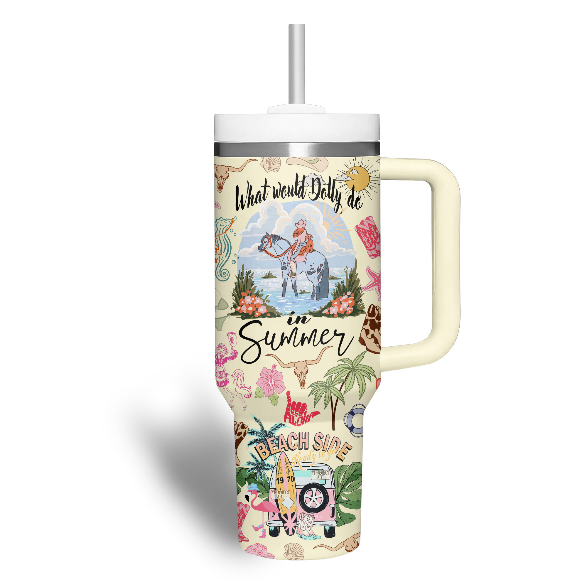Dolly Parton Music Custom Stanley Cup 40 oz 30 oz Tumbler With Handle
