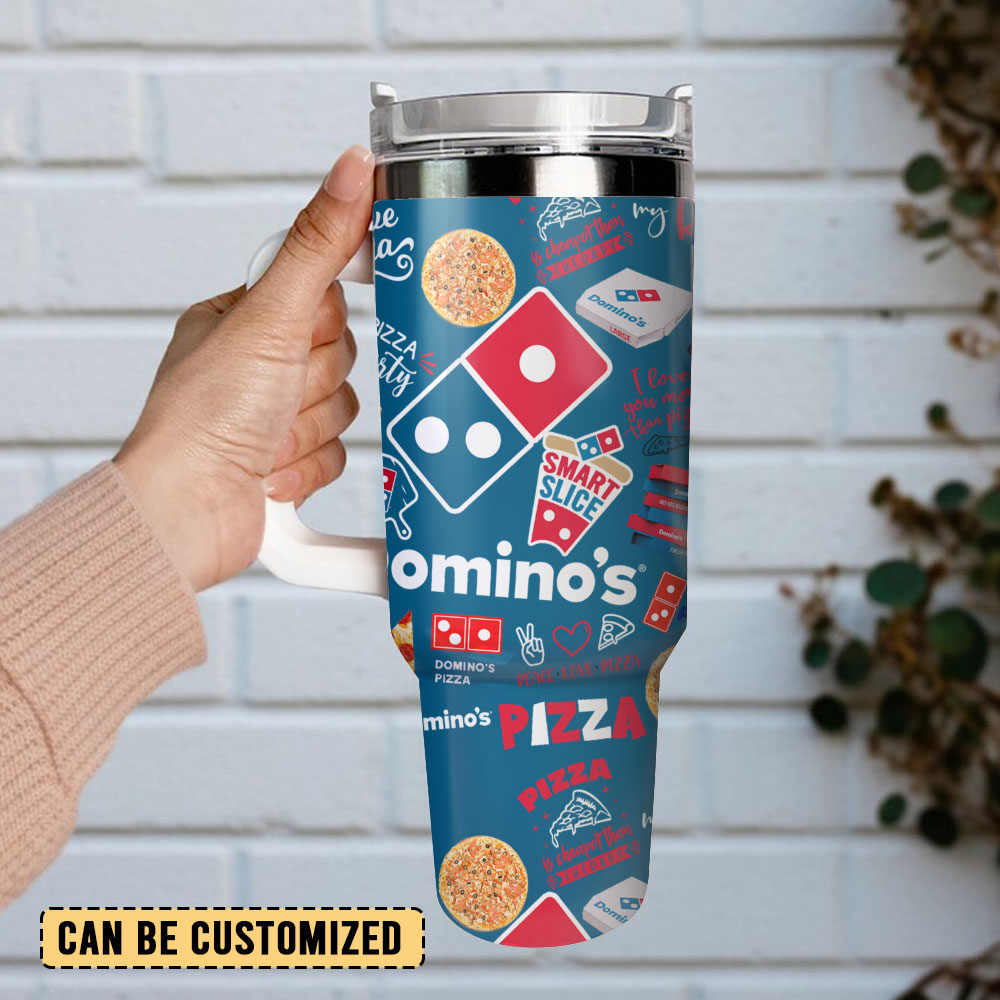 Domino’s Pizza Food Custom Stanley Cup 40 oz 30 oz Tumbler With Handle