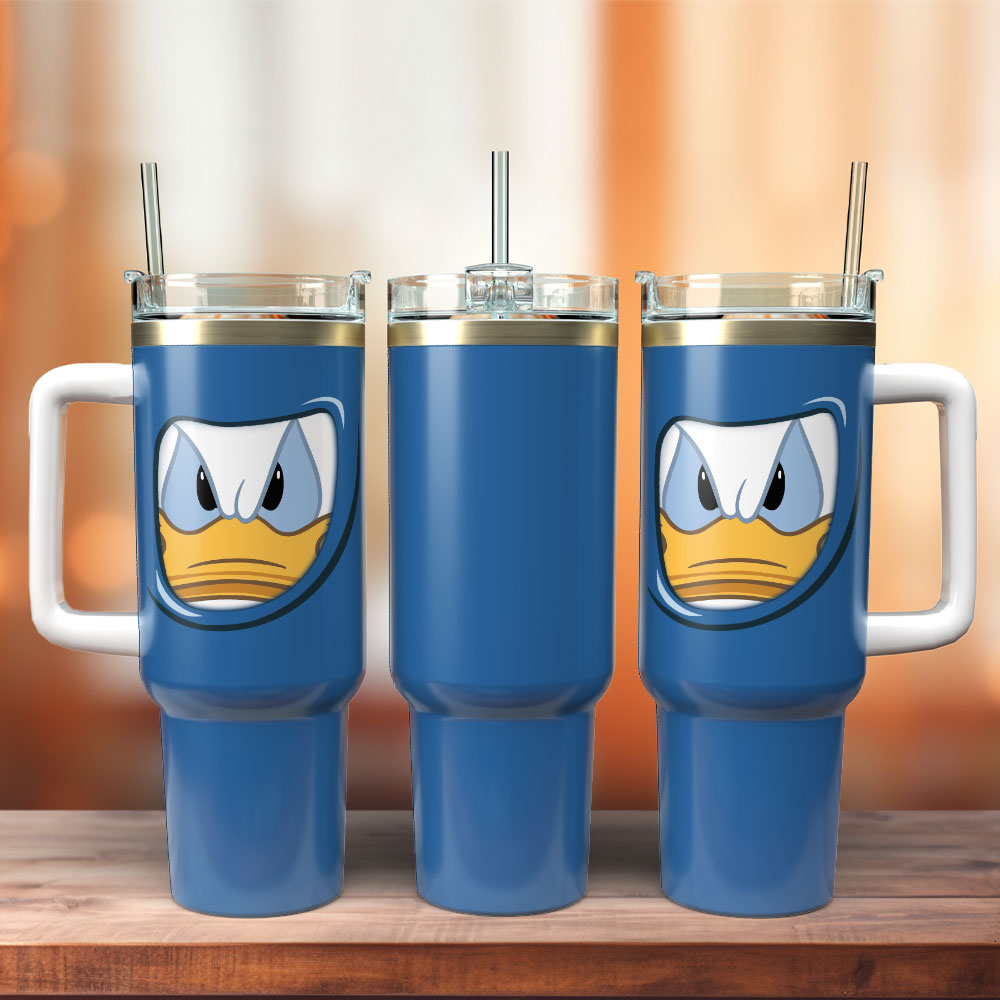 Donald Duck Disney Cartoon Custom Stanley Cup 40 oz 30 oz Tumbler With Handle