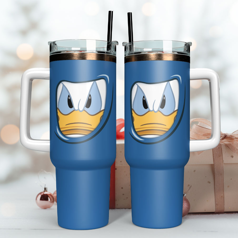 Donald Duck Disney Cartoon Custom Stanley Cup 40 oz 30 oz Tumbler With Handle