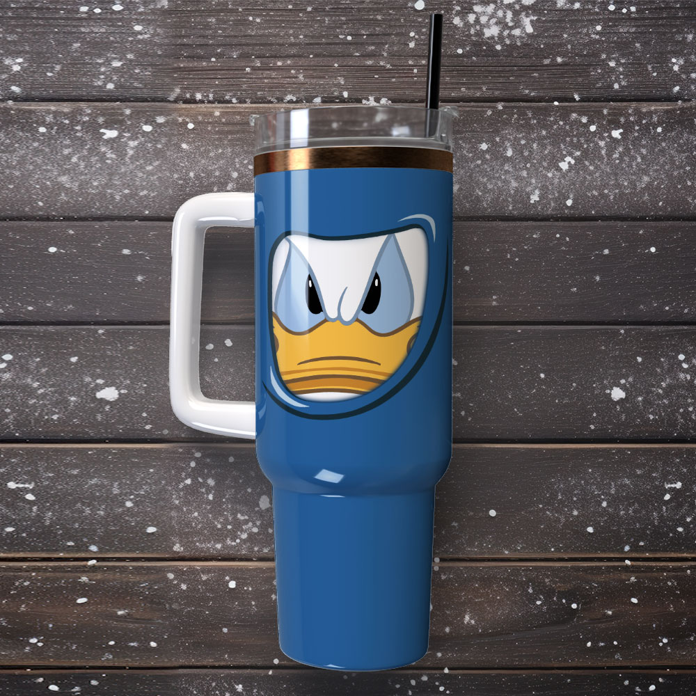 Donald Duck Disney Cartoon Custom Stanley Cup 40 oz 30 oz Tumbler With Handle