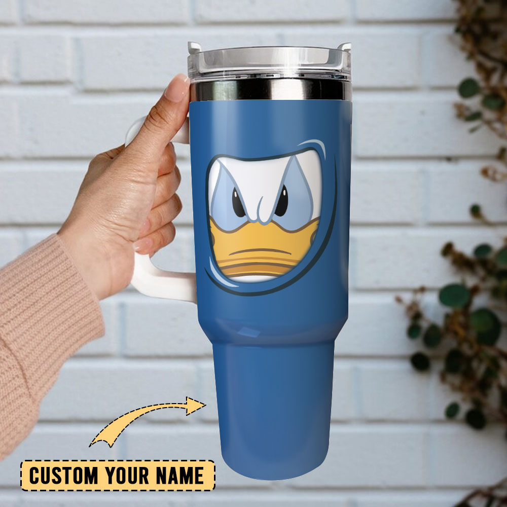 Donald Duck Disney Cartoon Custom Stanley Cup 40 oz 30 oz Tumbler With Handle